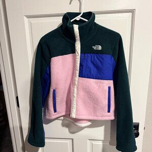 The North Face Girl Fleece Mashup Jackets Snap 4341